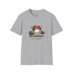Pre-Workout Protein Shaker T-Shirt – Gym Fitness Tee with Headphone Shaker Graphic
