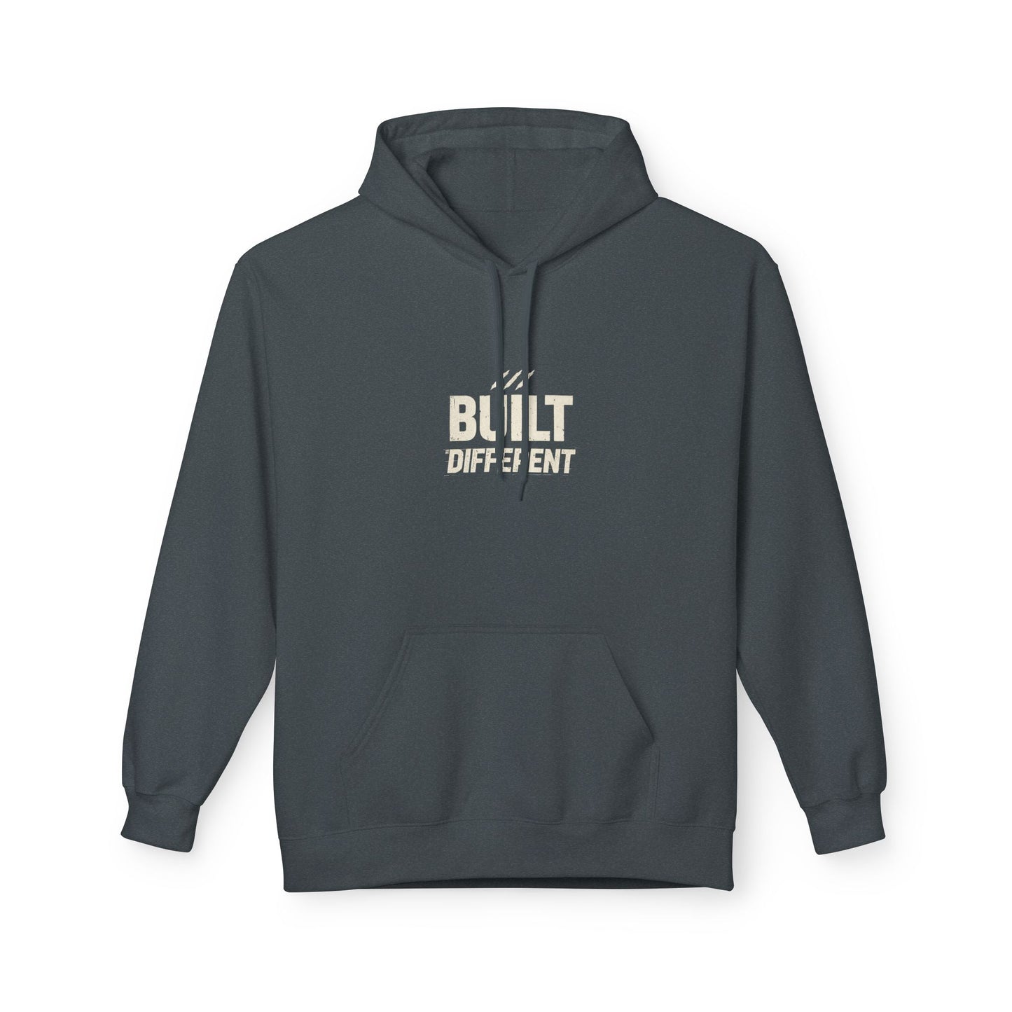 Built Different Hoodie — Bold Minimal Graphic Pullover