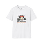 Pre-Workout Protein Shaker T-Shirt – Gym Fitness Tee with Headphone Shaker Graphic