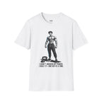 Fitness Graphic Tee — 'I Didn't Awaken My Power, I Built It' Motivational Gym Shirt