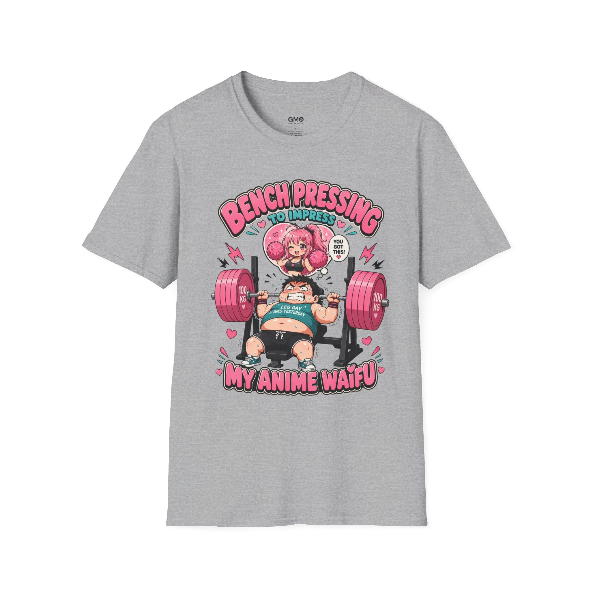Bench Pressing to Impress My Anime Waifu
