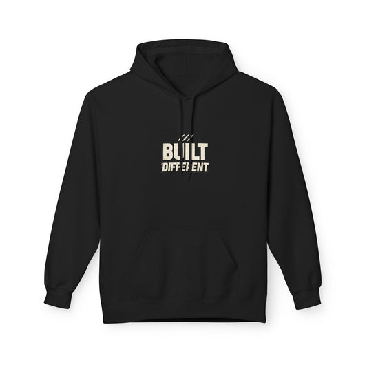 Built Different Hoodie — Bold Minimal Graphic Pullover