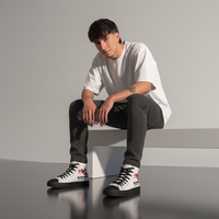 NO WEAKNESS™ Anime High-Top Canvas Shoes – Gym & Streetwear Edition