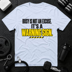 A Warning Sign T-Shirt - Light Blue