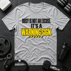 A Warning Sign T-Shirt - Sport Grey