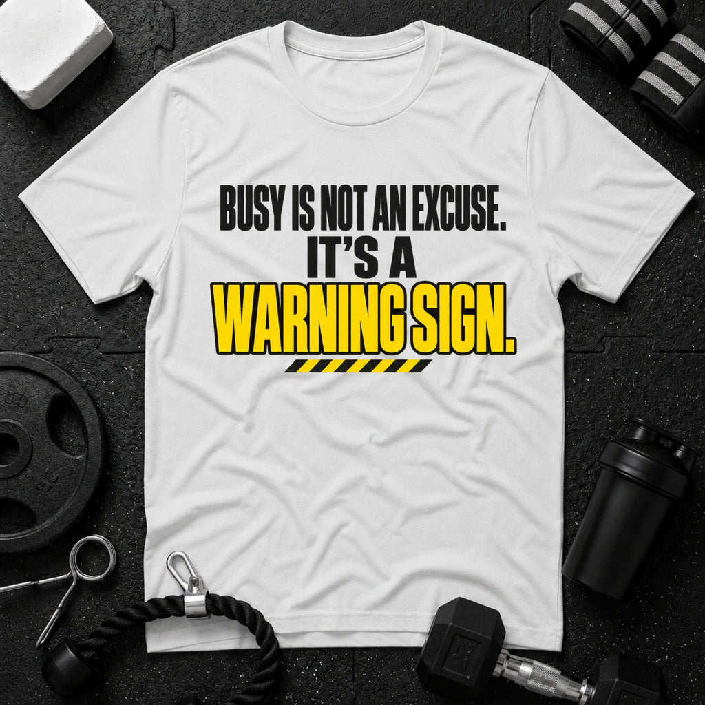 A Warning Sign T-Shirt - White
