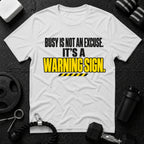 A Warning Sign T-Shirt - White
