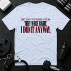 After 40  T-Shirt - Light Blue