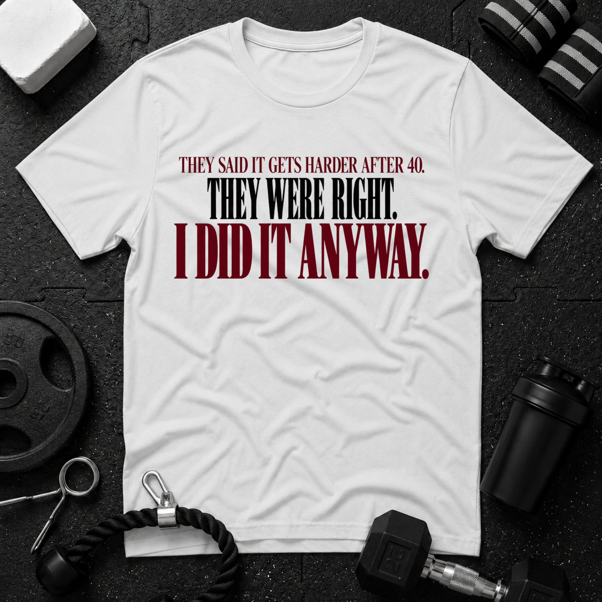 After 40  T-Shirt - White