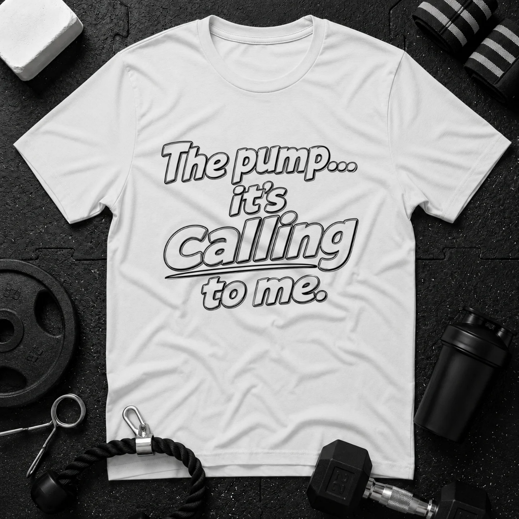 The pump it's calling to me.