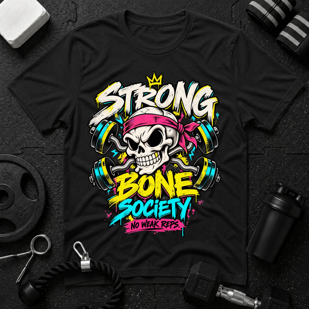 Strong Bone Society Skull T-Shirt