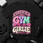 Certified Gym Girlie T-Shirt - Black