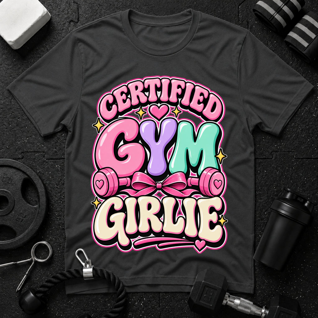 Certified Gym Girlie T-Shirt - Dark Heather