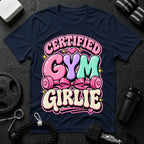 Certified Gym Girlie T-Shirt - Navy