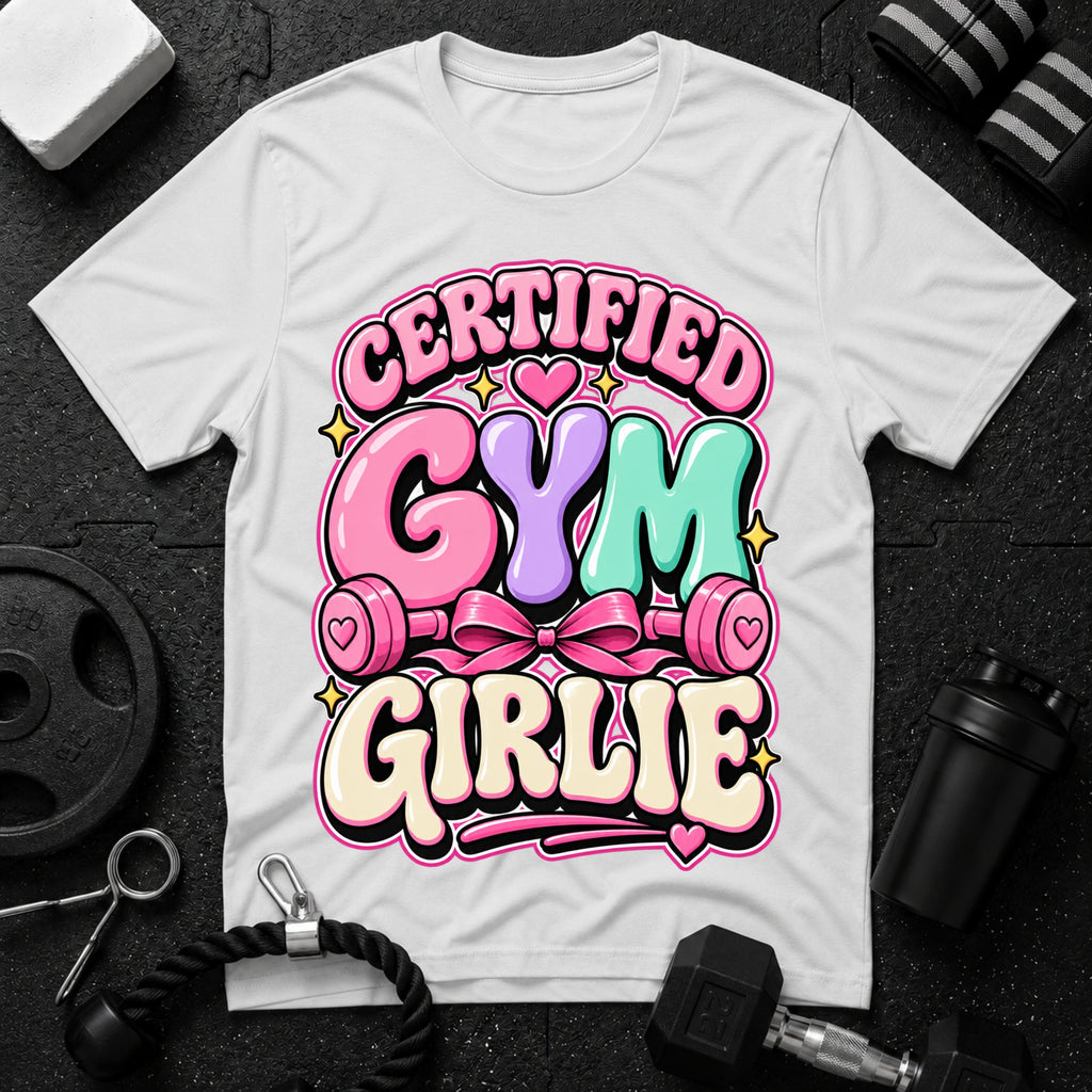 Certified Gym Girlie T-Shirt - White