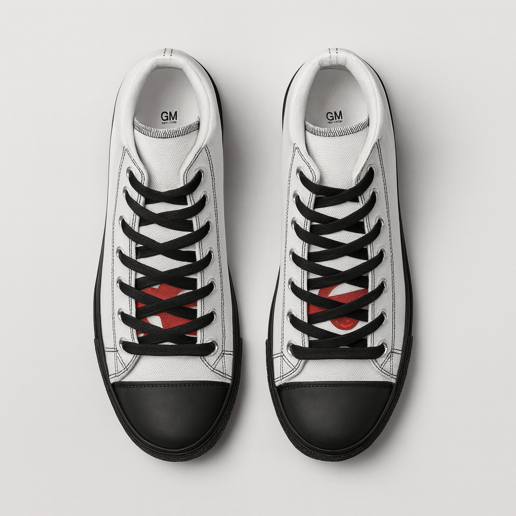 NO WEAKNESS™ Anime High-Top Canvas Shoes – Gym & Streetwear Edition