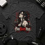 Pain Blooms Here  T-Shirt