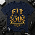 Fit at 50 T-Shirt - Navy