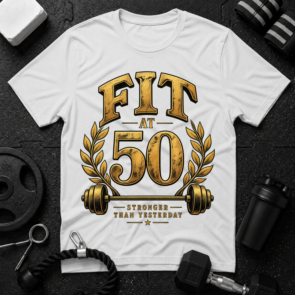 Fit at 50 T-Shirt - White