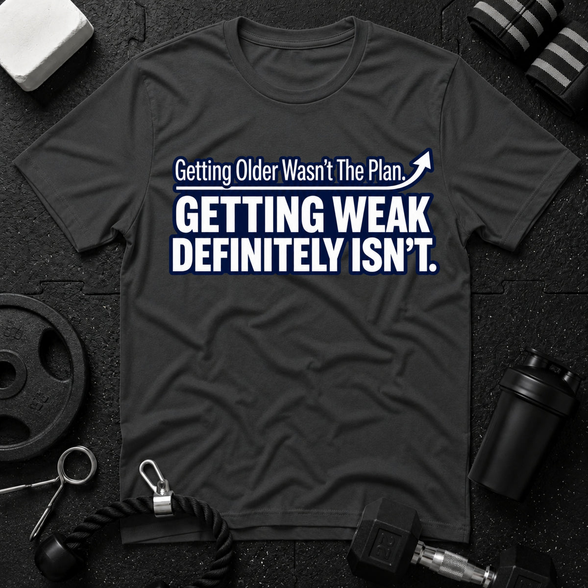 Getting Older Wasn't the Plan T-Shirt - Dark Heather
