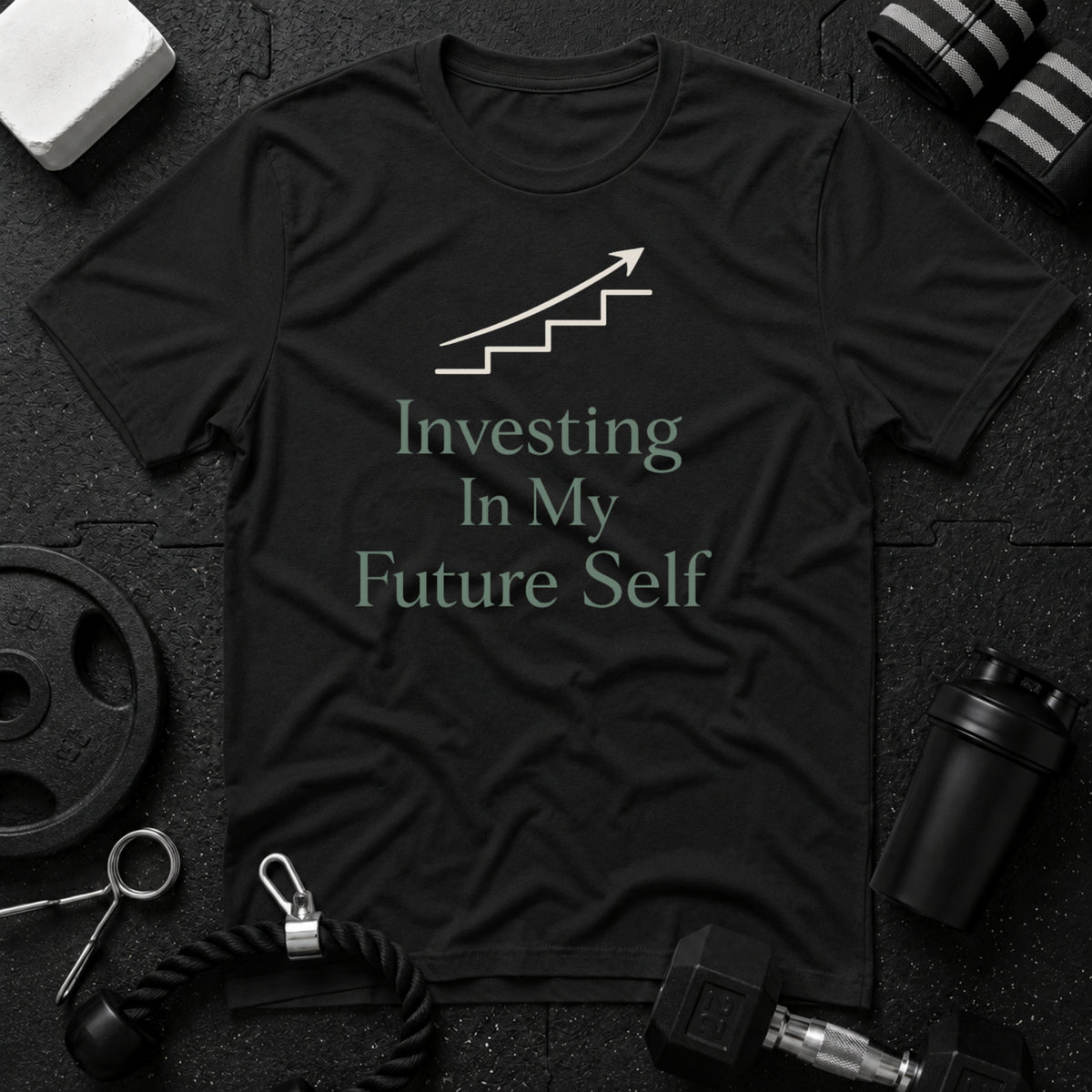 Investing In My Future Self T-Shirt - Black