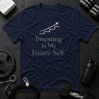 Investing In My Future Self T-Shirt - Navy