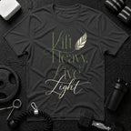 Lift Heavy, Live Light T‑Shirt - Dark Heather