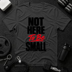Not Here To Be Small T-Shirt - Dark Heather