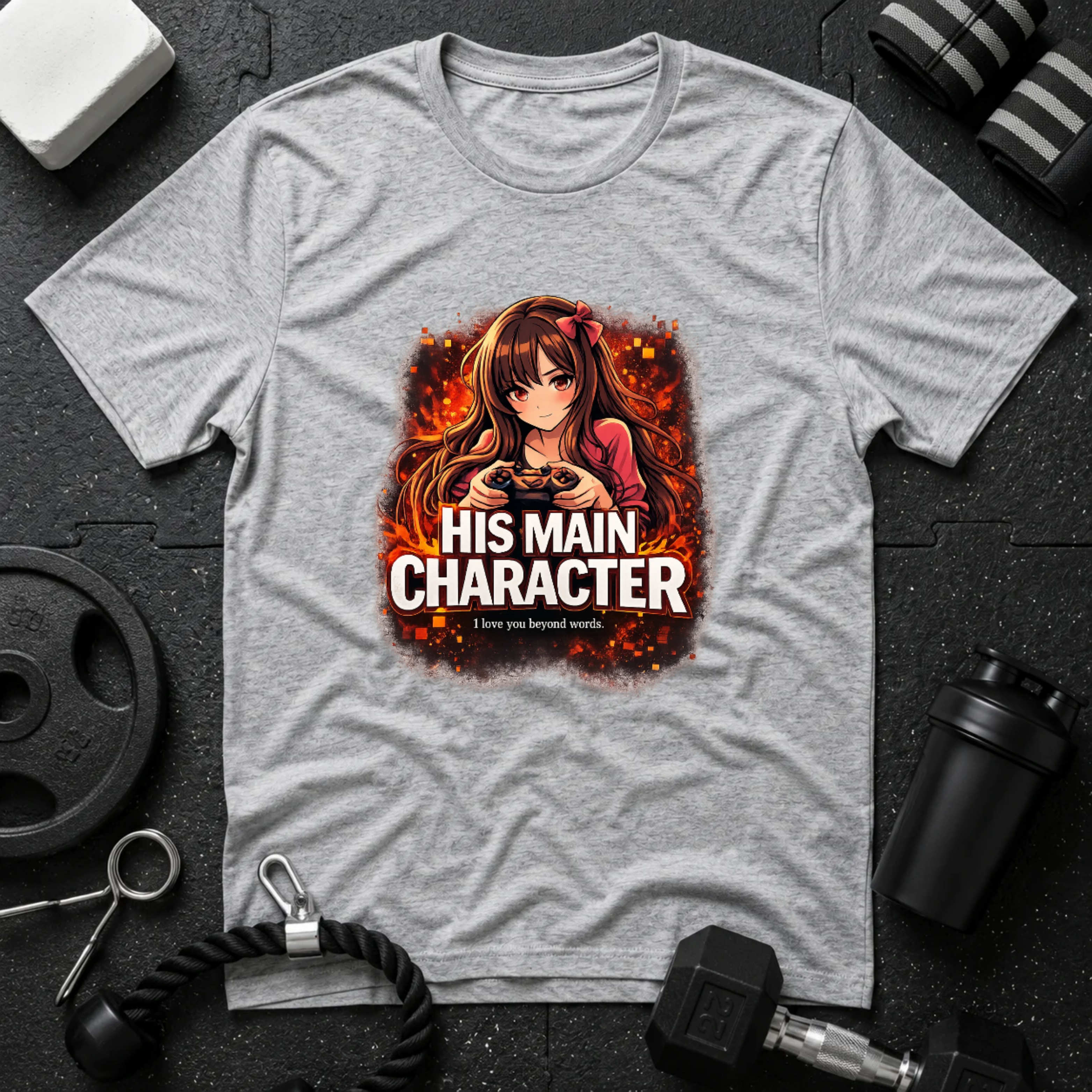 His Main Character Anime T-Shirt