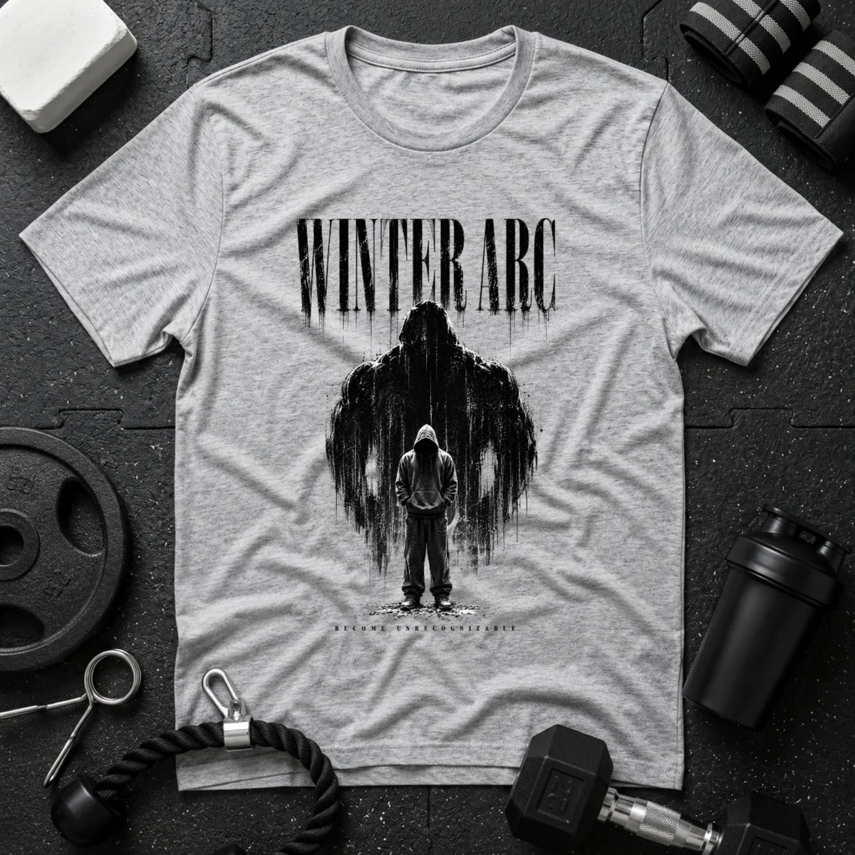 Become Unrecognizable T-shirt Sport Grey T-shirt mockup