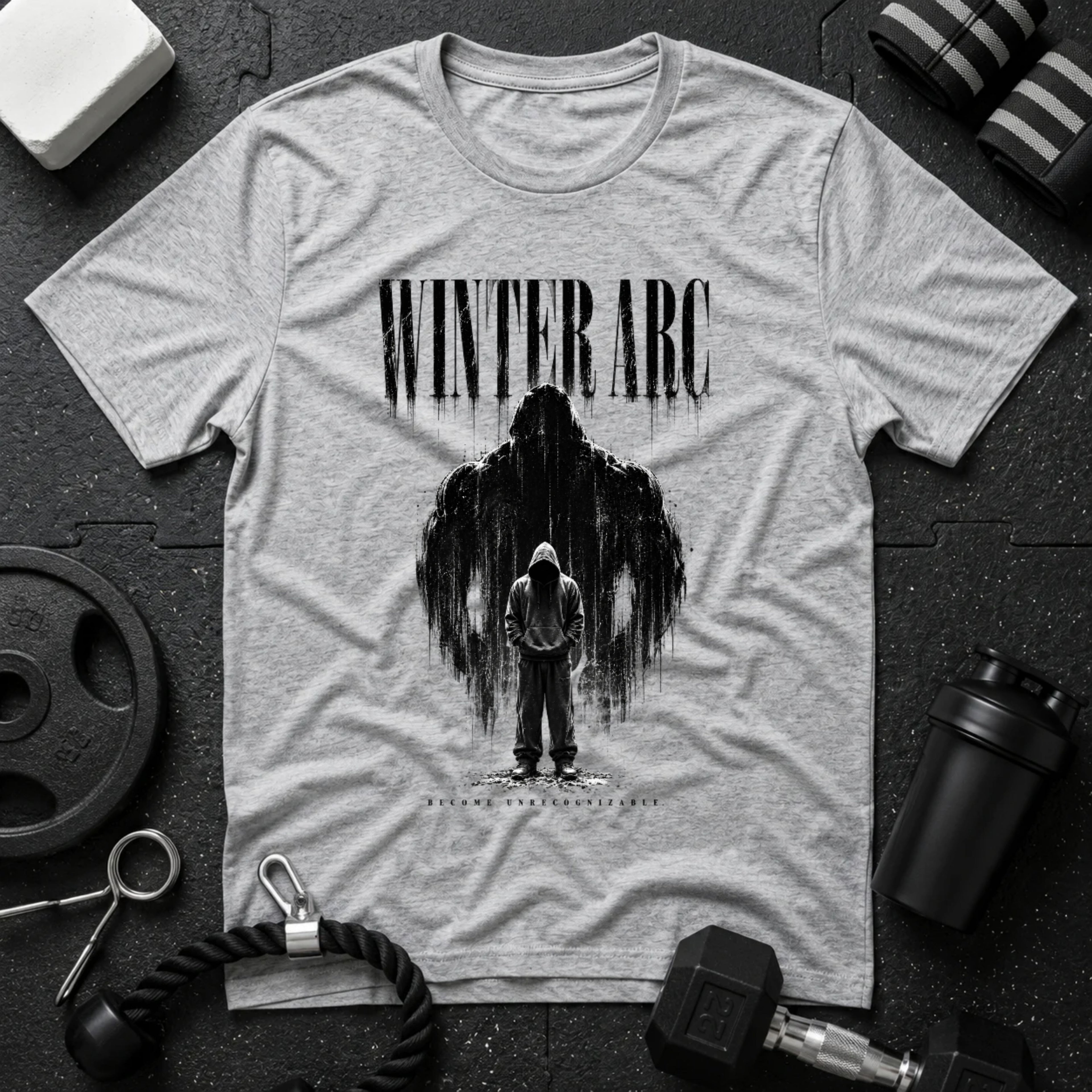 Become Unrecognizable T-shirt Sport Grey T-shirt mockup