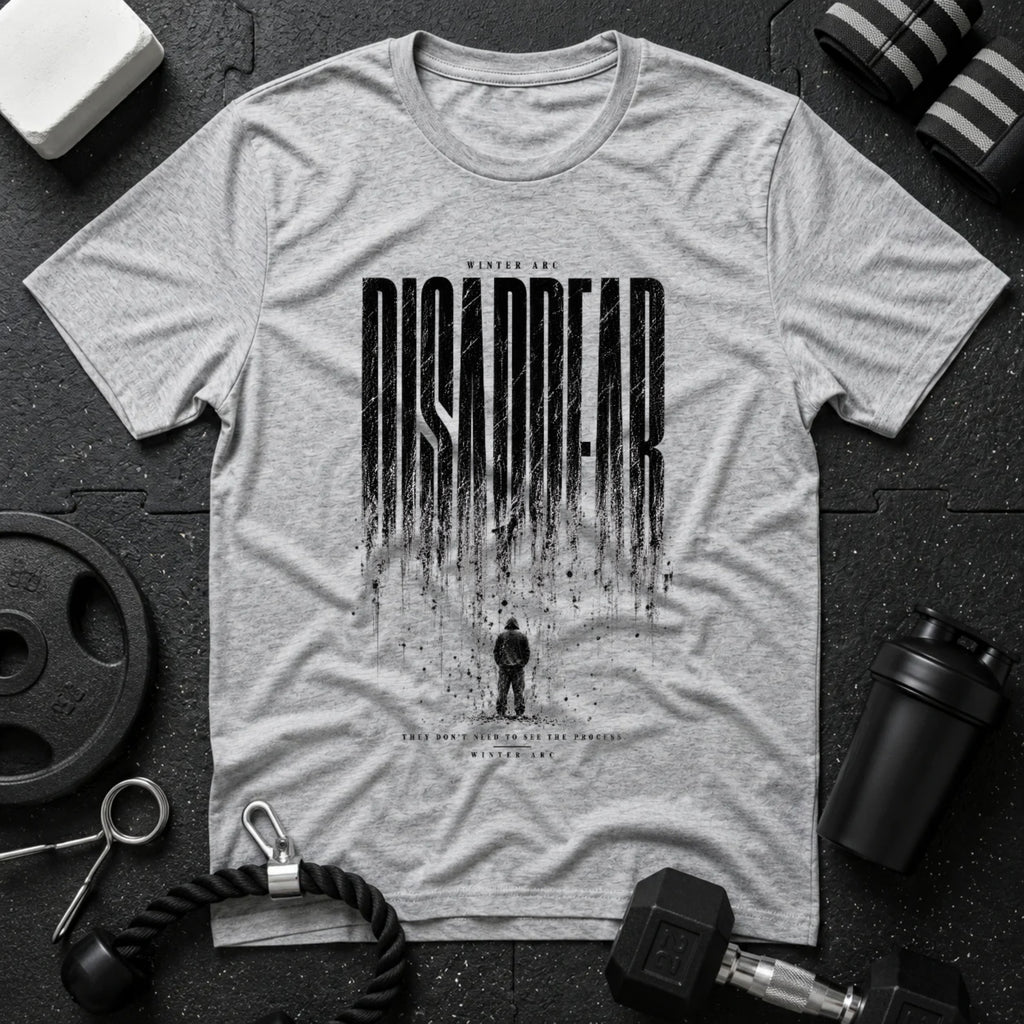 Dissapear Sport Grey T-shirt mockup