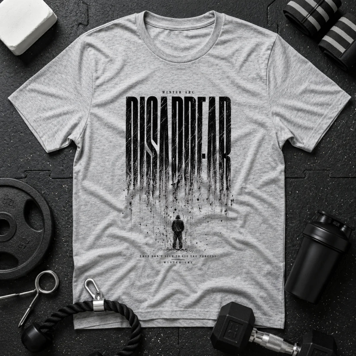 Dissapear Sport Grey T-shirt mockup