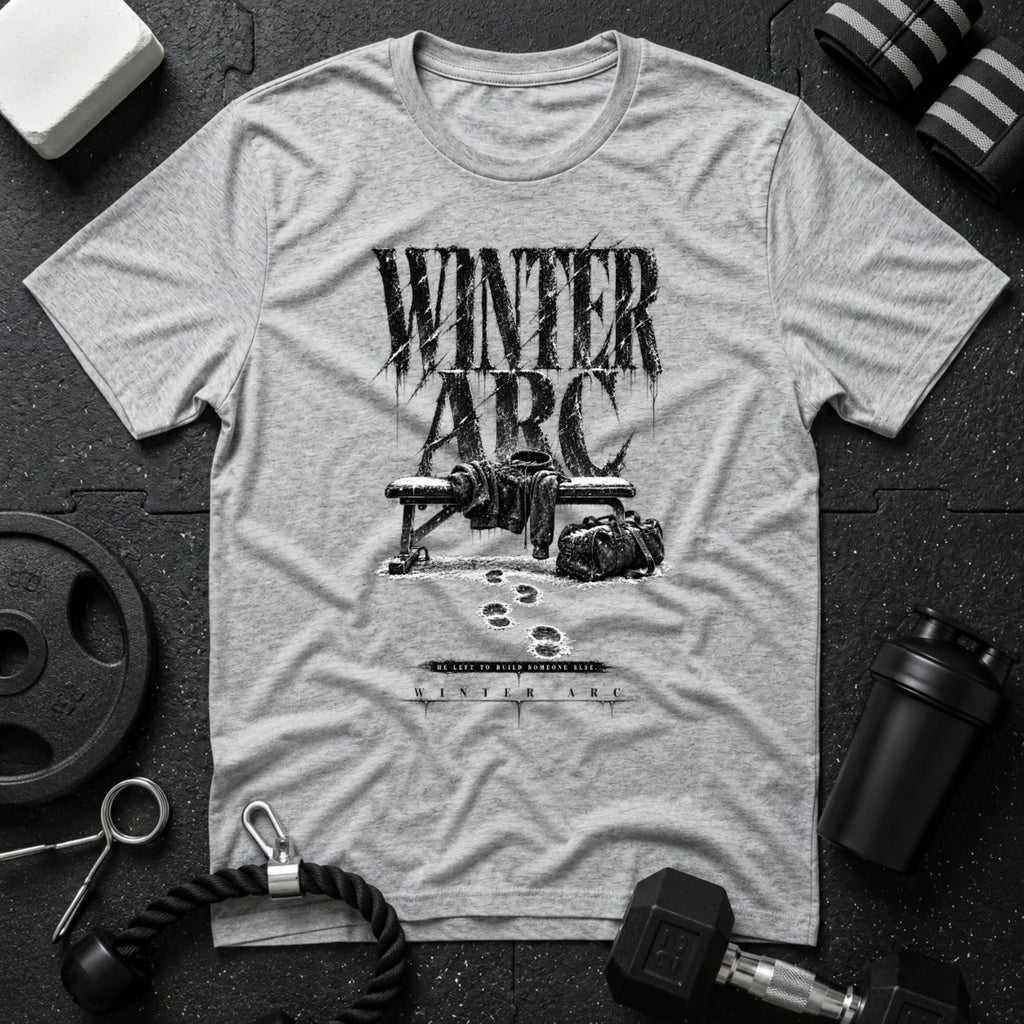 He left to build someone Sport Grey T-shirt mockup