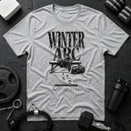 He left to build someone Sport Grey T-shirt mockup