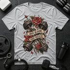 Iron Blooms Under Pressure Sport Grey T-shirt mockup