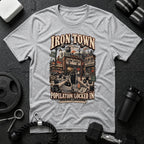 Iron Town Sport Grey T-shirt mockup