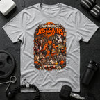 Just Gains Sport Grey T-shirt mockup