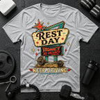 Keep Driving Sport Grey T-shirt mockup