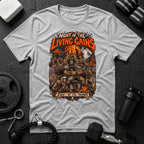 Living Gains Sport Grey T-shirt mockup