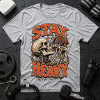 Stay Heavy Sport Grey T-shirt mockup