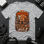 The Pump Sport Grey T-shirt mockup