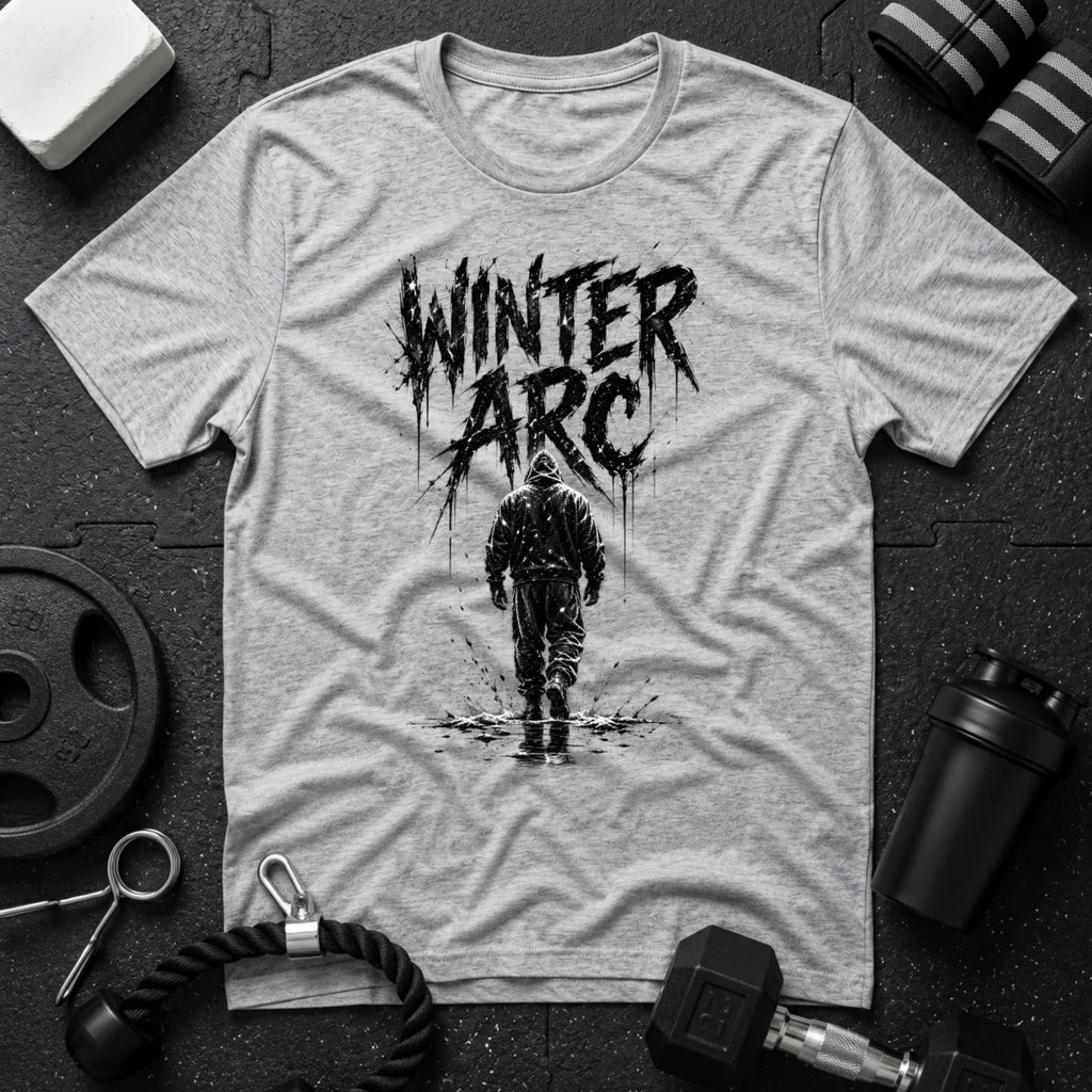 Walking Alone Sport Grey T-shirt mockup