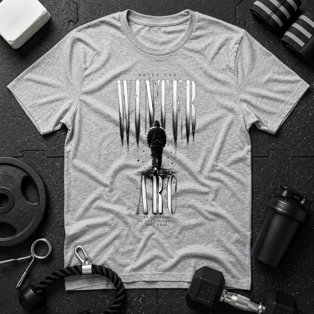 Winter Arc Sport Grey T-shirt mockup