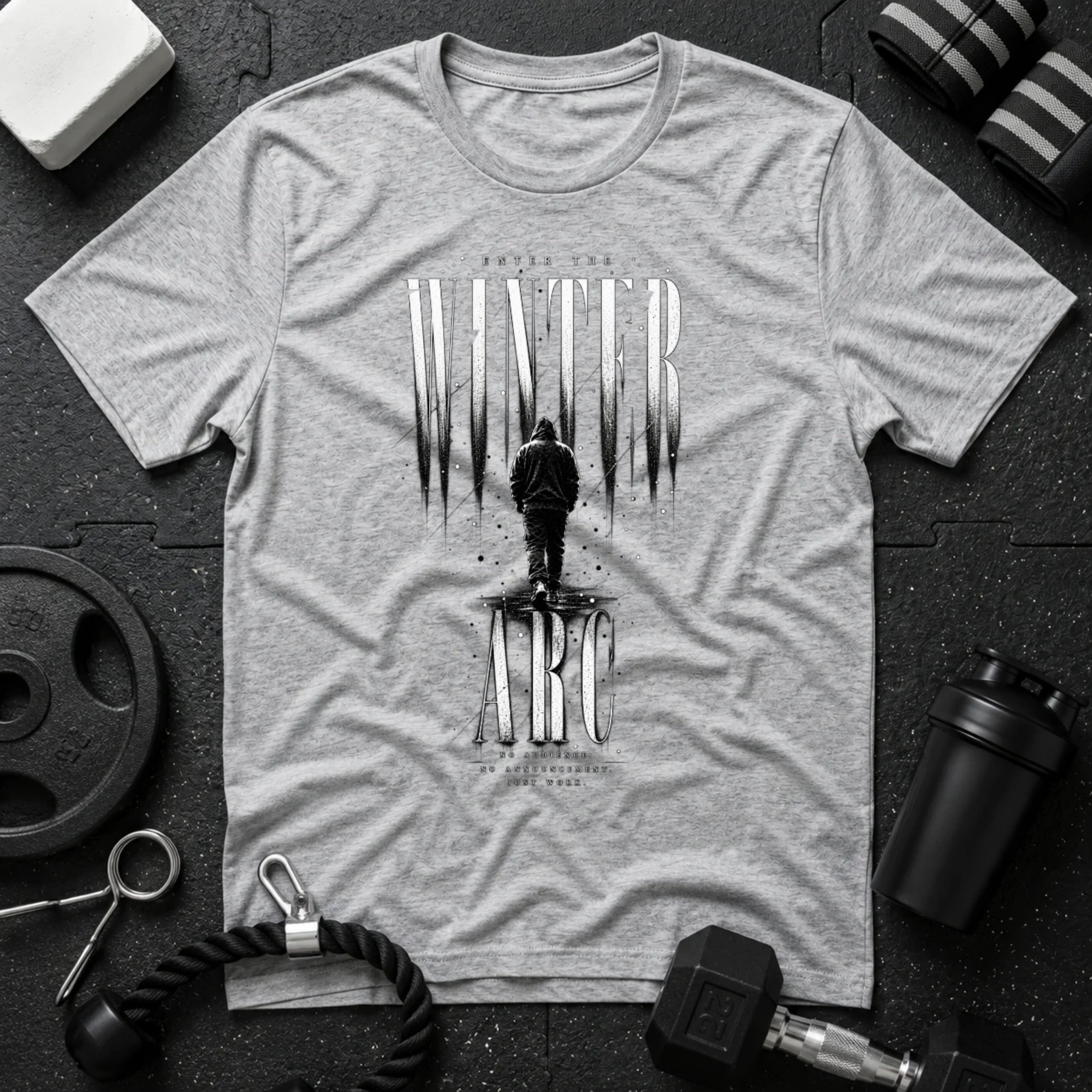 Winter Arc Sport Grey T-shirt mockup