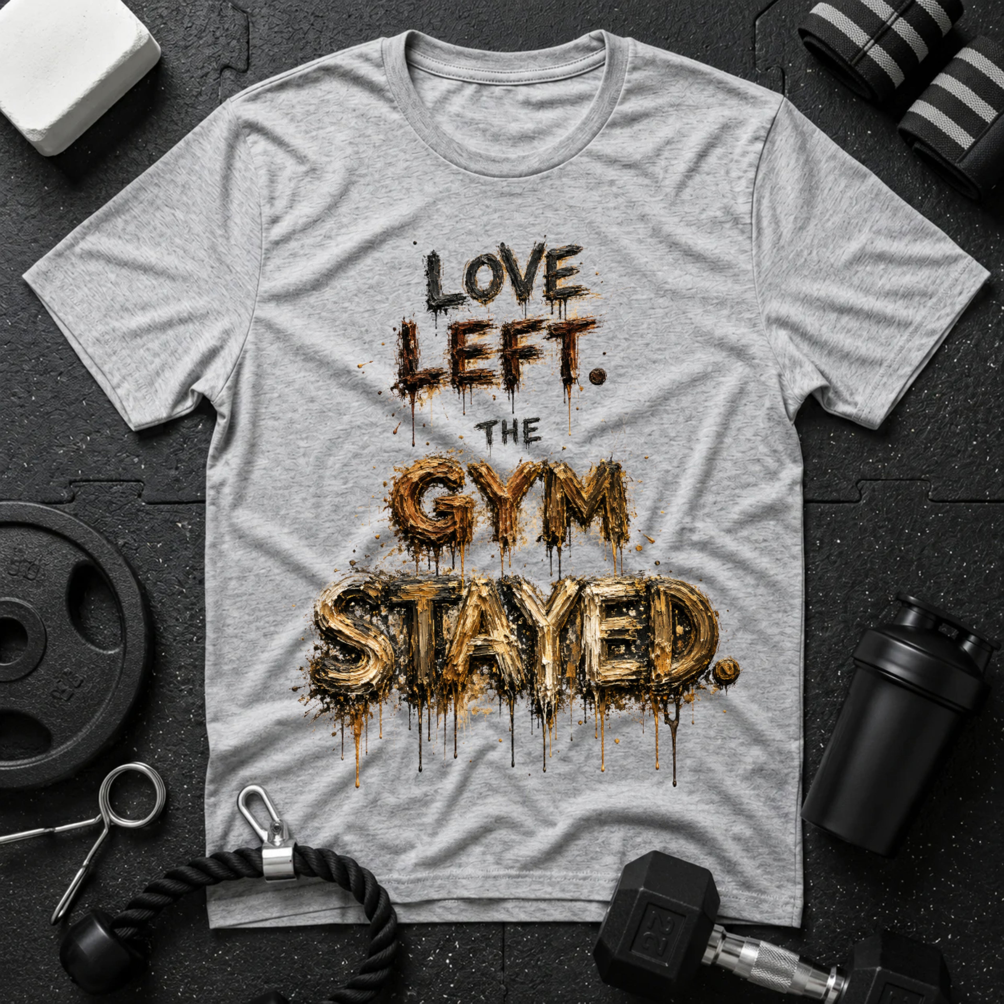 Love Left. The Gym Stayed