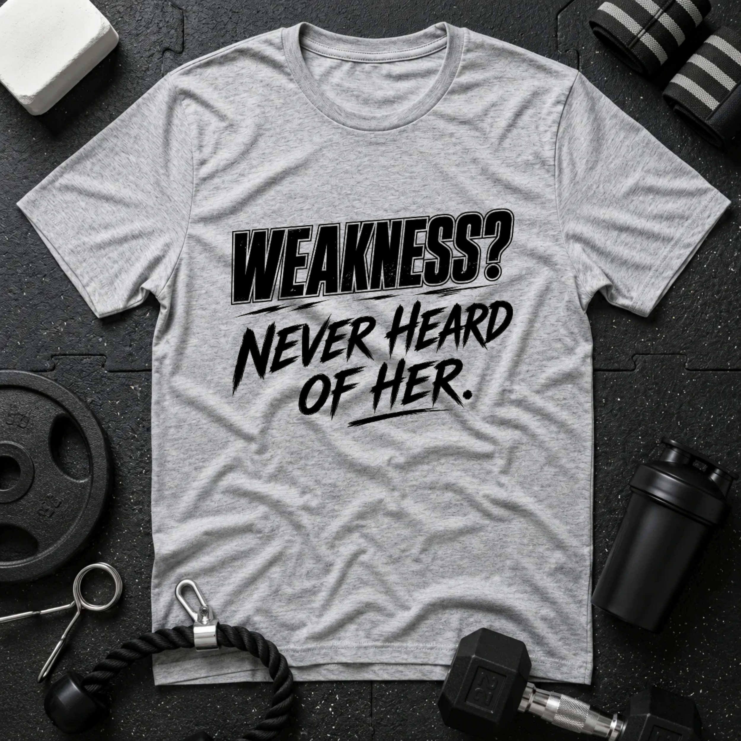 Weakness Never Heard of Her.