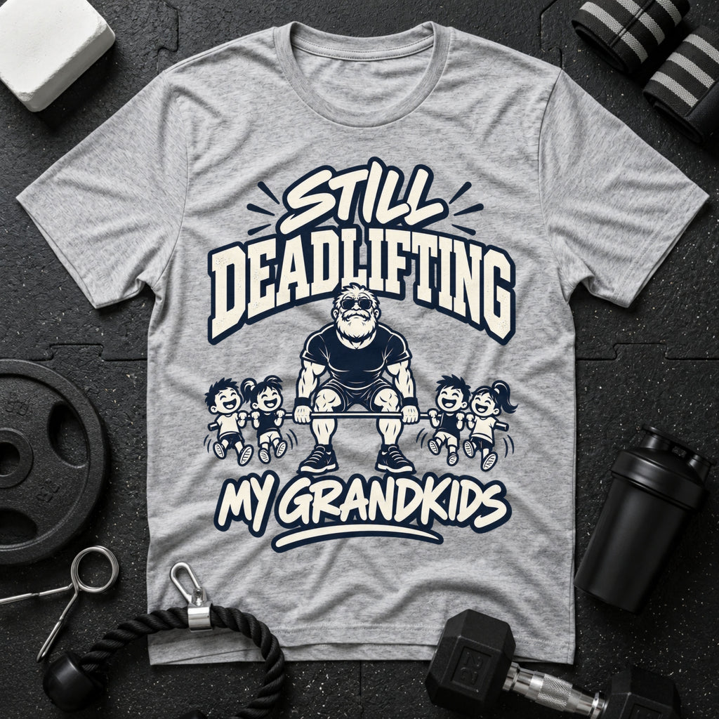 Still Deadlifting  T-Shirt - Sport Grey
