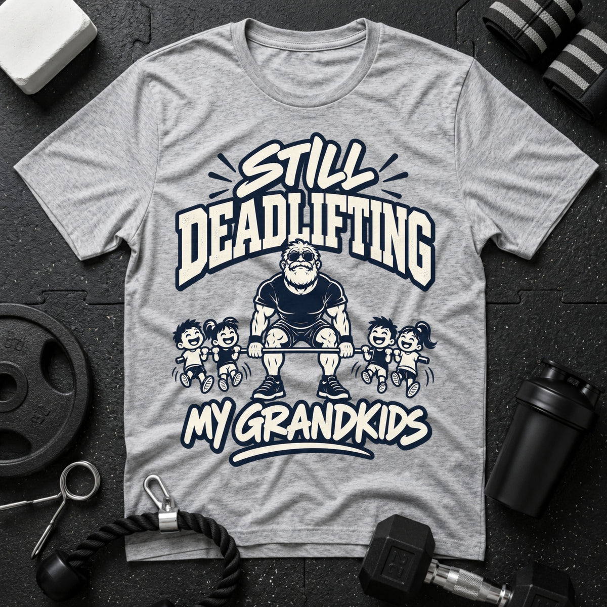Still Deadlifting  T-Shirt - Sport Grey