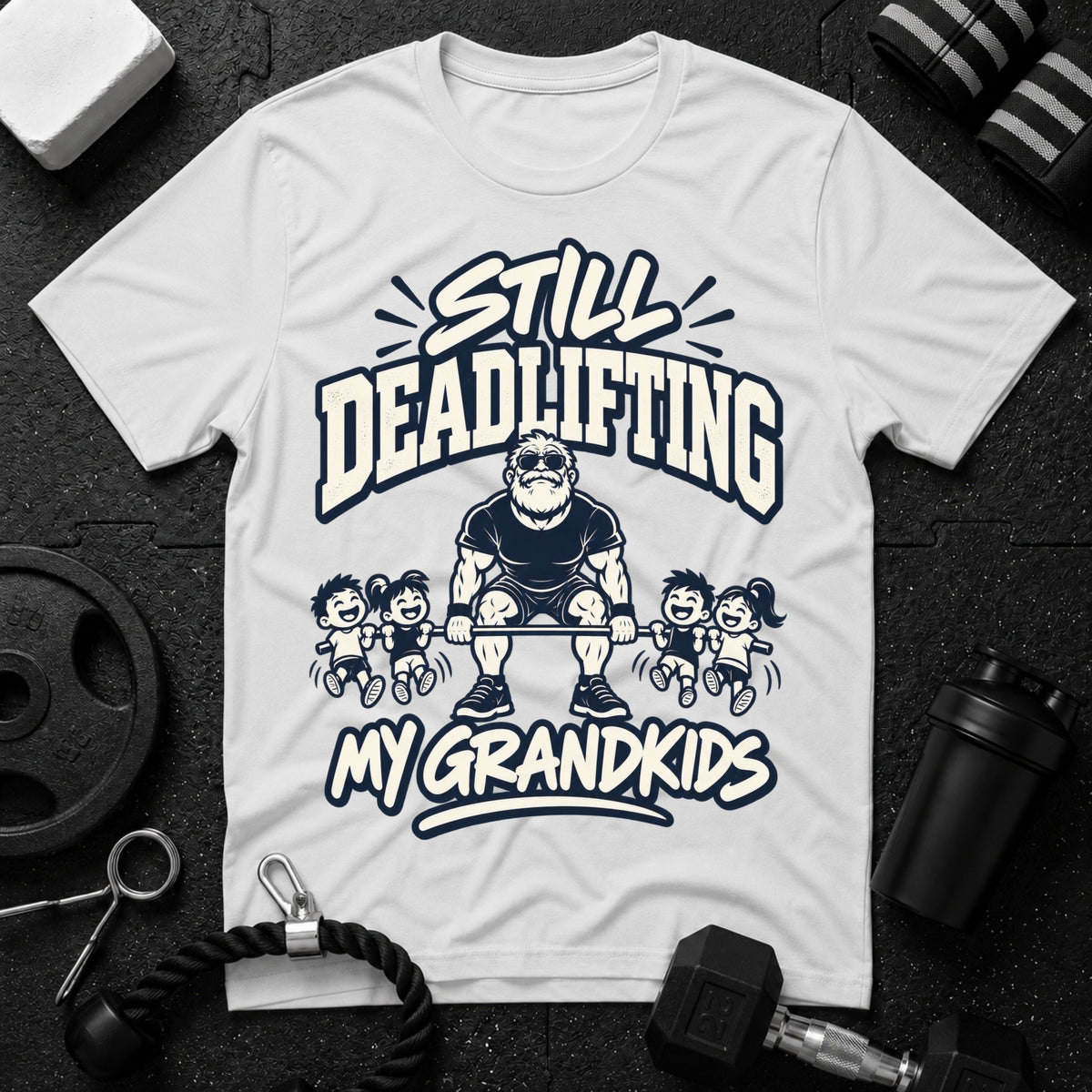 Still Deadlifting  T-Shirt - White